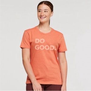 Cotopaxi Do Good T-Shirt Nectar Orange Large